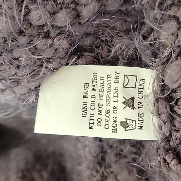 Purple Eyelash Sweater - Picture 6 of 8